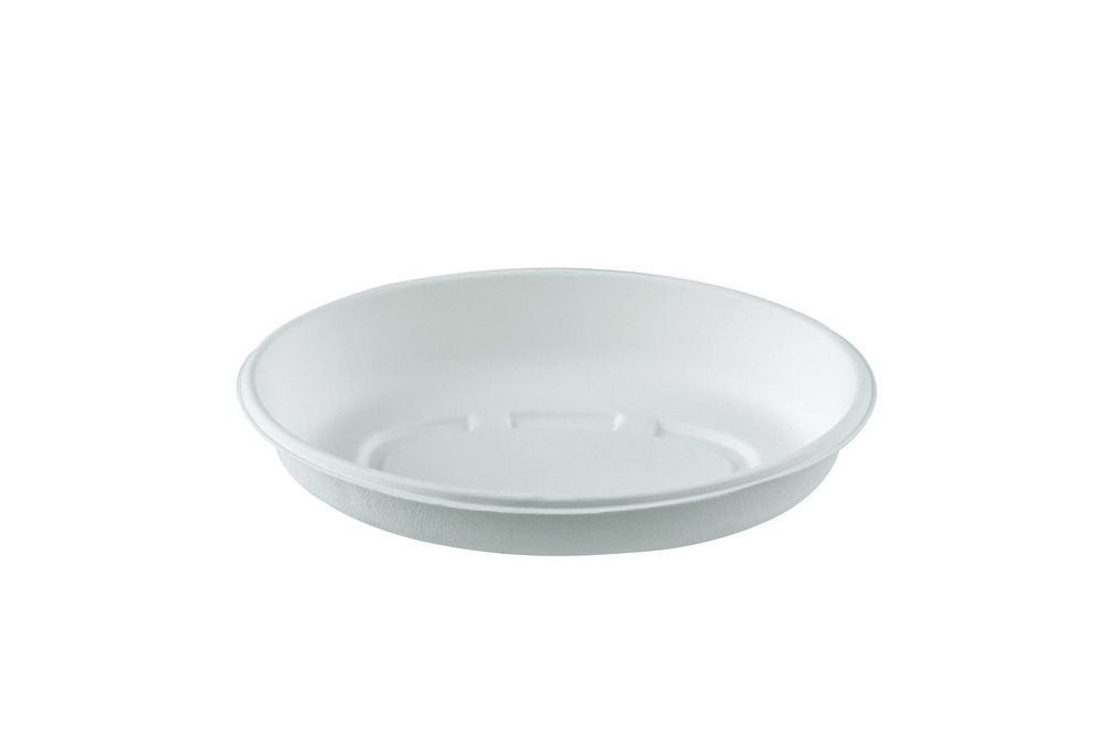 Bol ovale blanc en canne à sucre 500 ml - 300 unités - betik