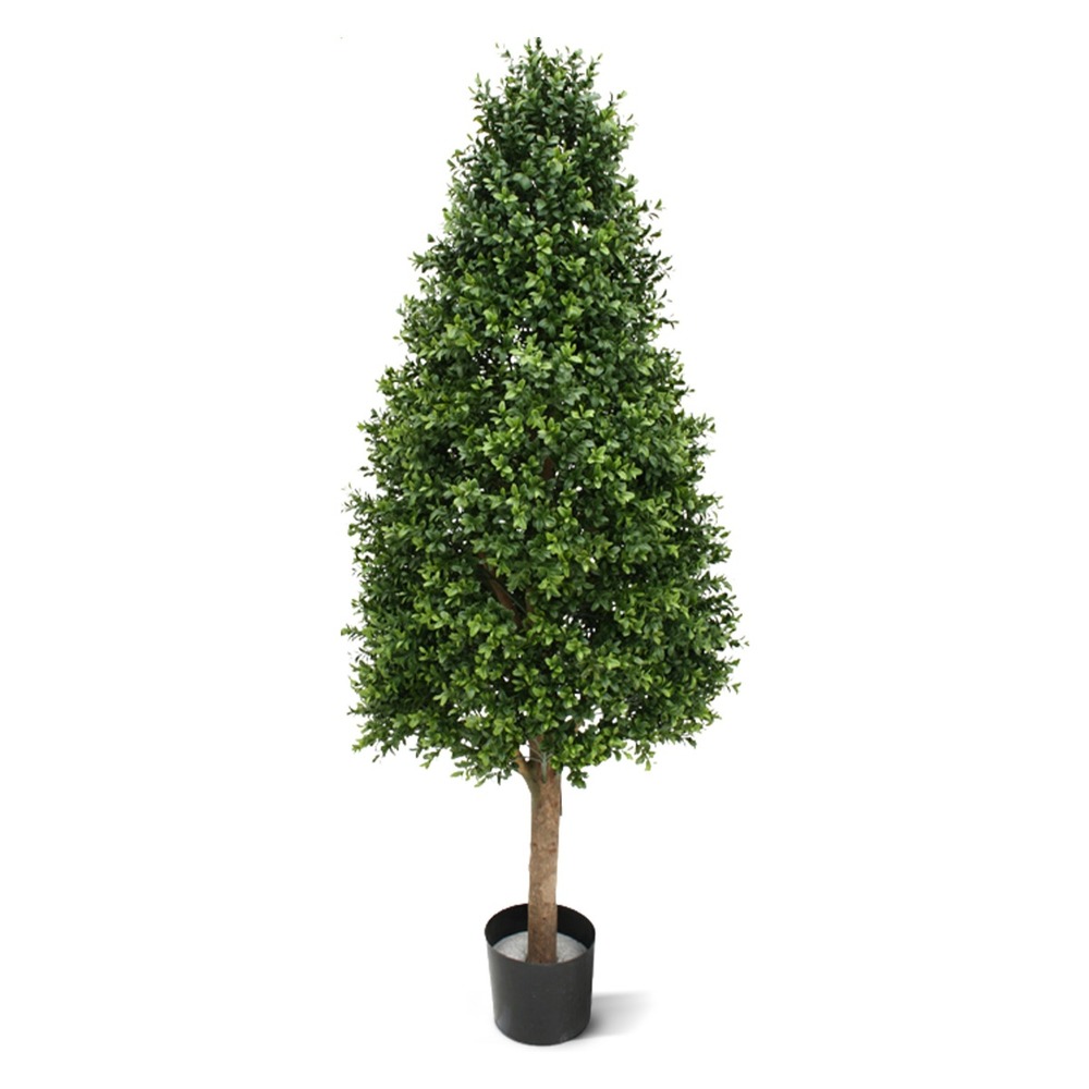 Pyramide de buis plante artificiele de 140 cm anti-uv