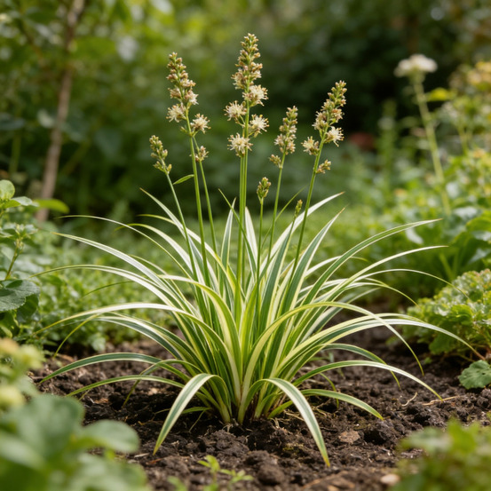 Laîche morrowii variegata 20cm pot 9cm - carex morrowii variegata