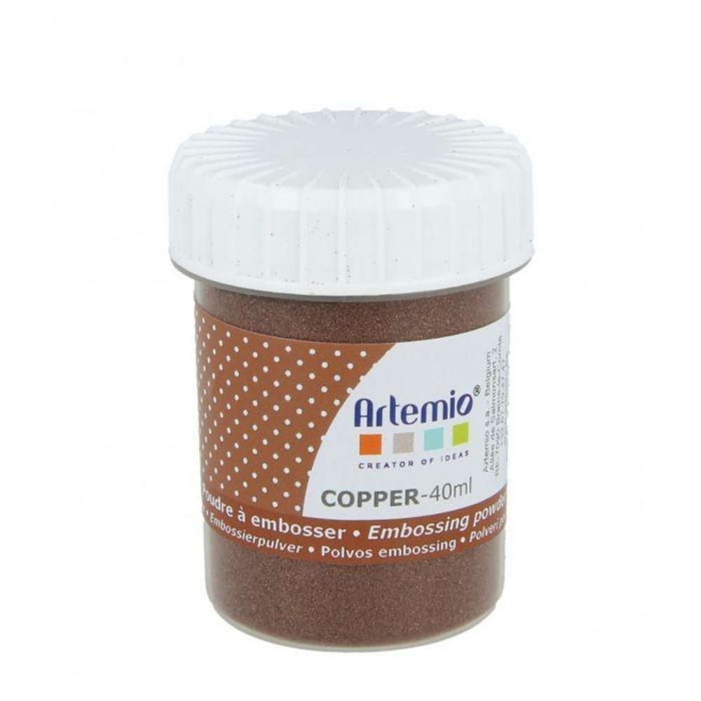 Poudre à embosser 40 ml - cuivré