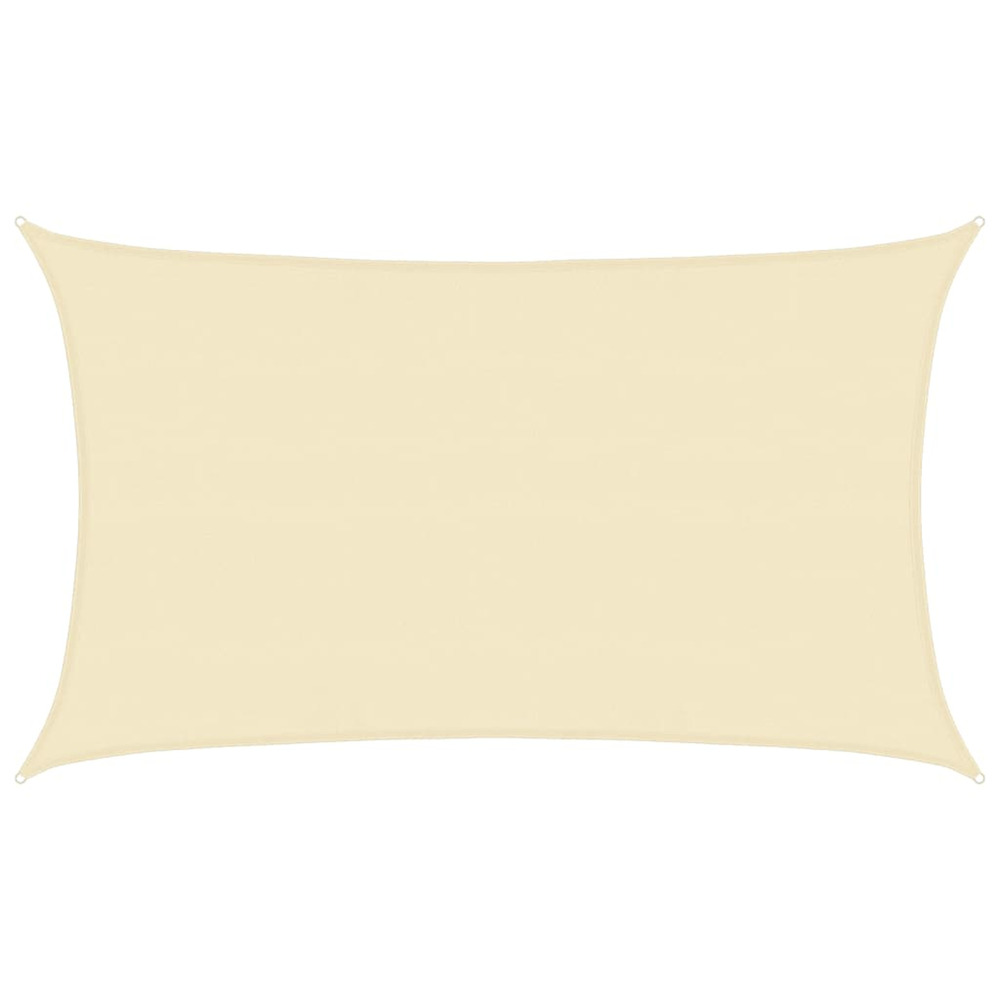 Voile d'ombrage 160 g/m² crème 5x8 m pehd