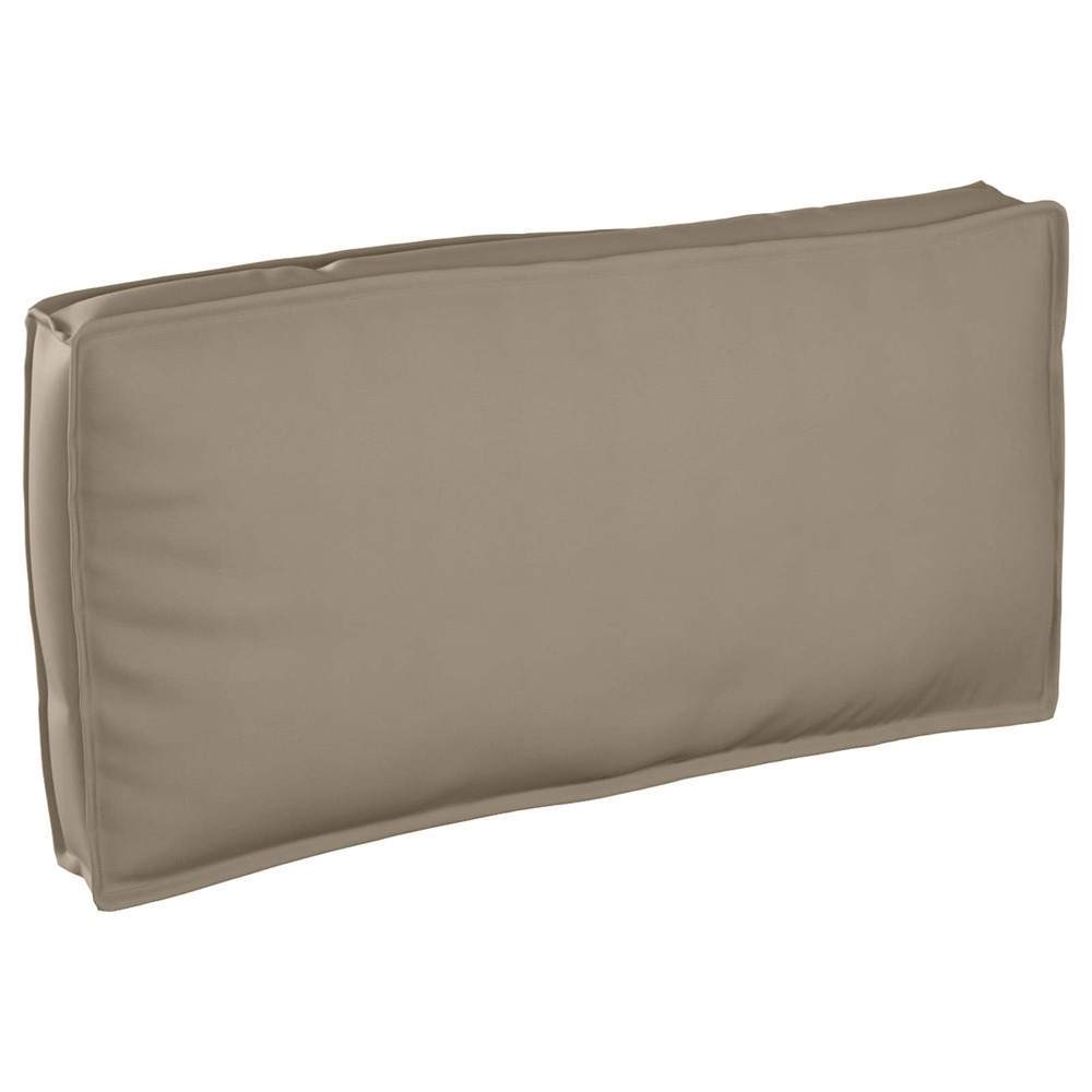 Coussin taupe 150 x 40 x 8 cm tissu oxford