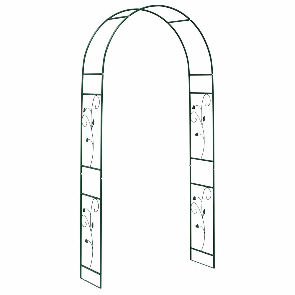 Arche de jardin vert 115 x 37 x 231 cm