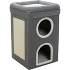 Cat tower saul, 39 x 39 x 64 cm,  couleur gris, pour chat