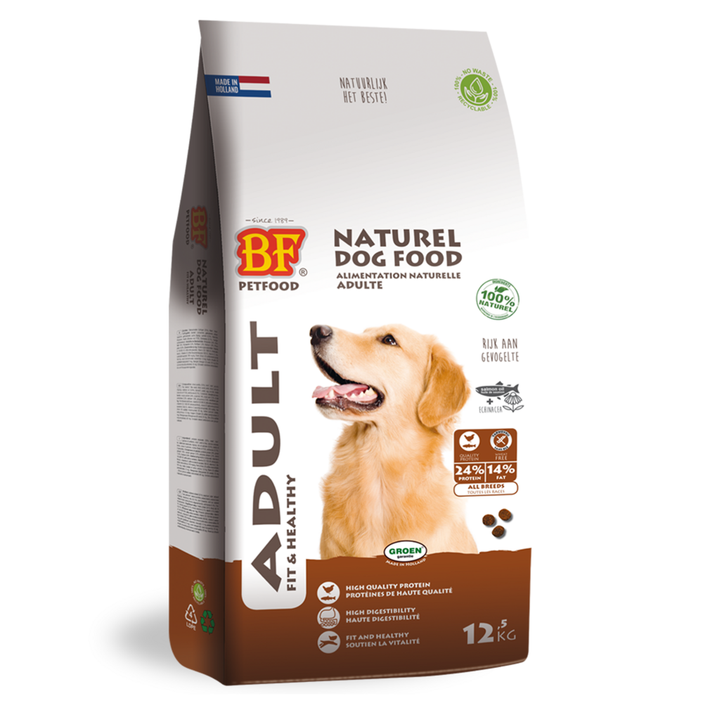 Croquettes adult/croquant (poulet, bœuf, sanglier, sans blé) 12,5kg