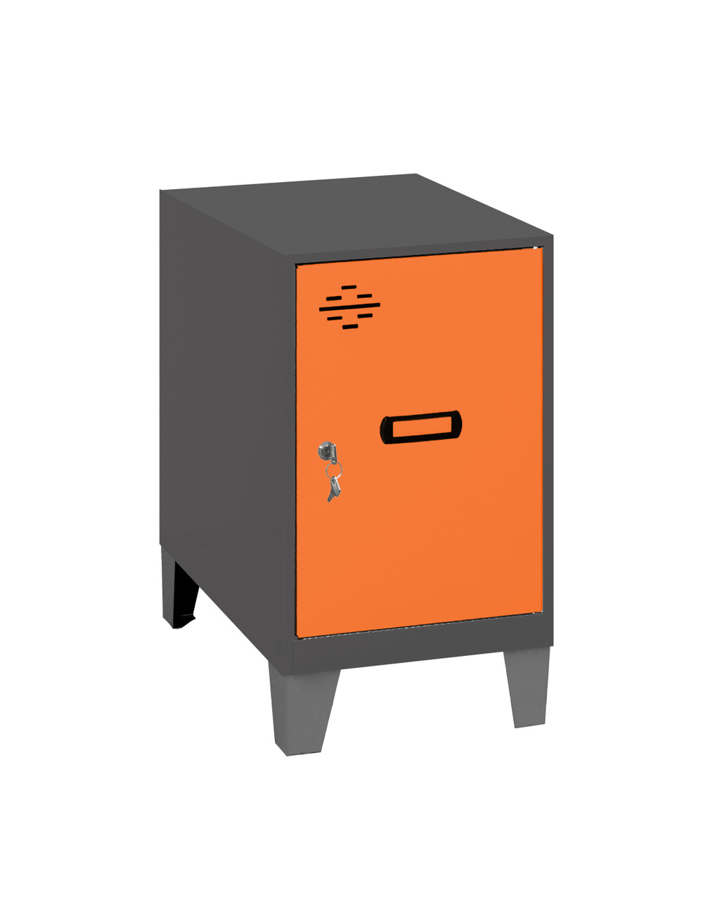 Casier-armoire simonlocker dism.mini 475x300x500+pies ant/oranr antracite/orange 575x300x500 - simonrack