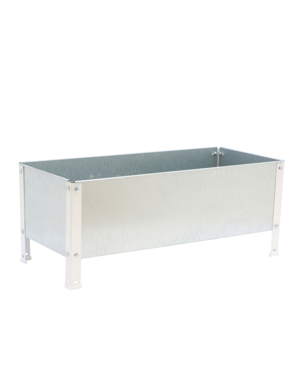 Jardinière simongarden urban 410x900x600 blanc/galva-140l blanc/galva 410x900x600 - simonrack