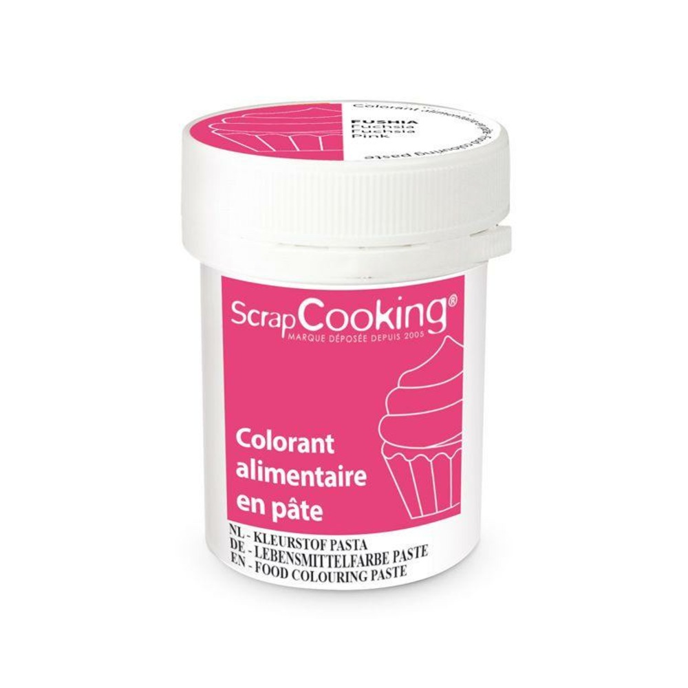 Colorant alimentaire en pâte 20 g - fuchsia