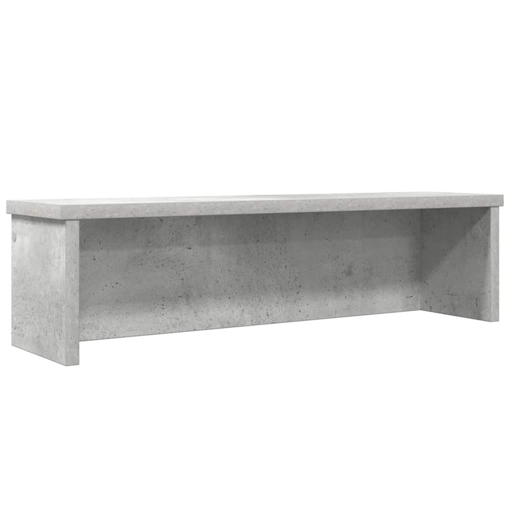 Étagère de cuisine empilable gris béton 60x15x16 cm