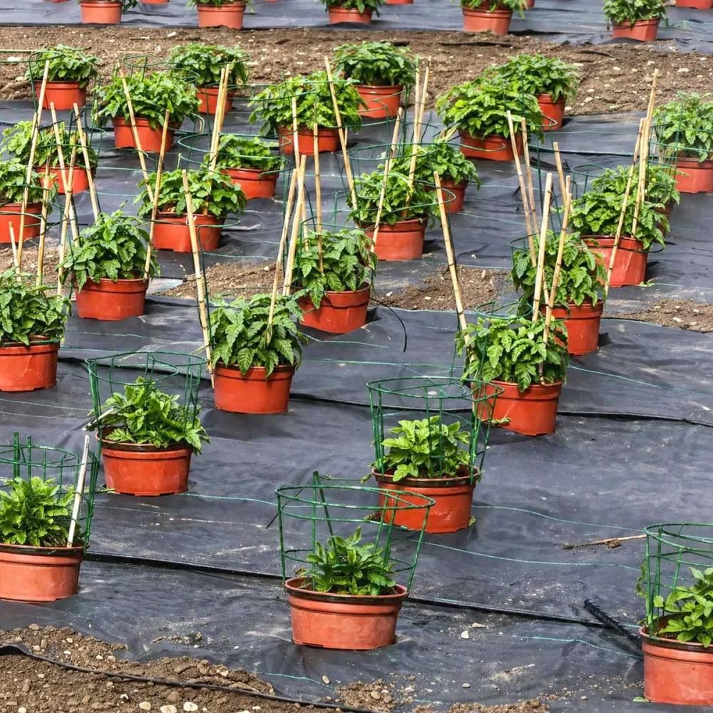 Toile de paillage perforé pour fruits et légumes largeur 1,30m (au mètre)
