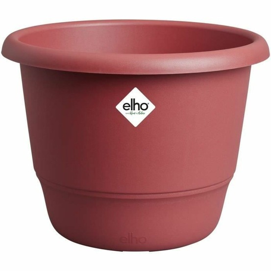 Pot de fleurs amiga rond 30 - rouge ø 29.5 x hauteur 22 cm - extérieur 100% recyclé