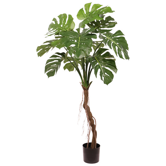 Arbre artificiel monstera deluxe sur tige 130cm