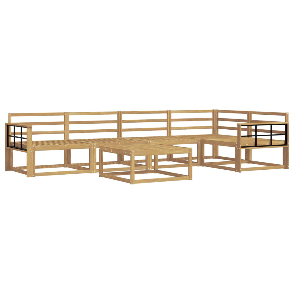 Ensemble de canapés d'extérieur 6 pcs blanc 79 x 79 x 37 cm