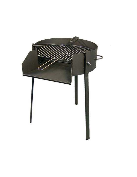 Barbecue rond avec support à paella
