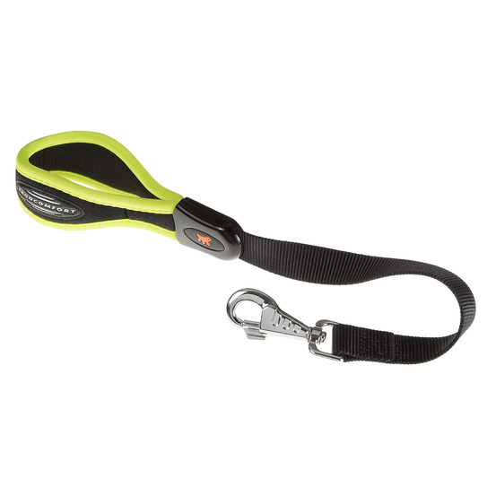 Ferplast laisse courte ergofluo, laisse pour chien de grande taille, poignée ergonomique rembourrée, in nylon. Longueur 55 cm x