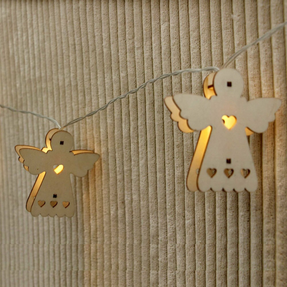 Guirlande lumineuse tradition anges