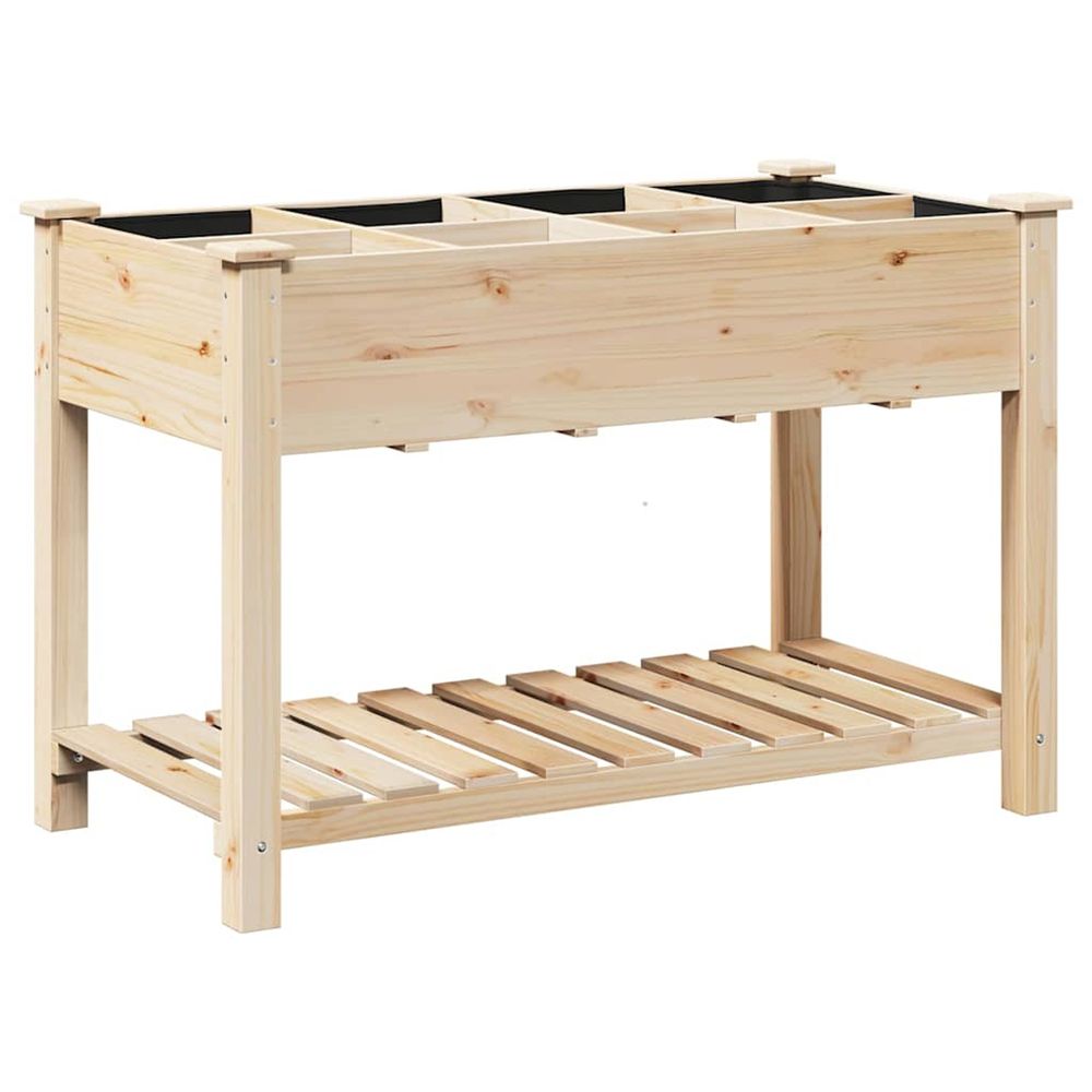 Cache-pot de jardin beige 115 x 59 x 76,5 cm
