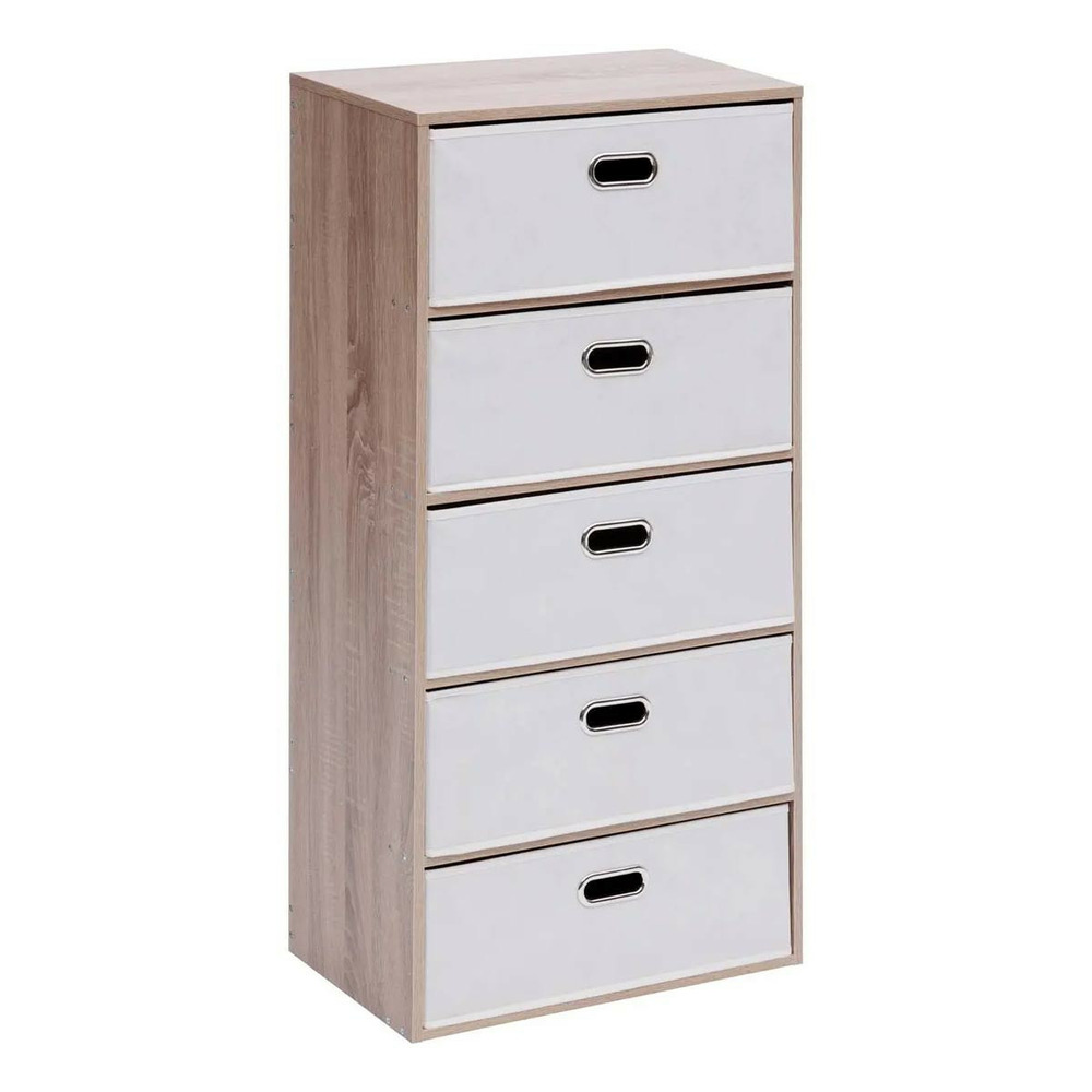 Commode 5 tiroirs paniers 