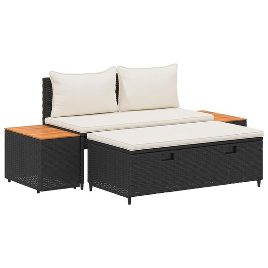 Ensemble de canapés d'extérieur 4 -seater 4 pc 55 x 30 x 39 cm