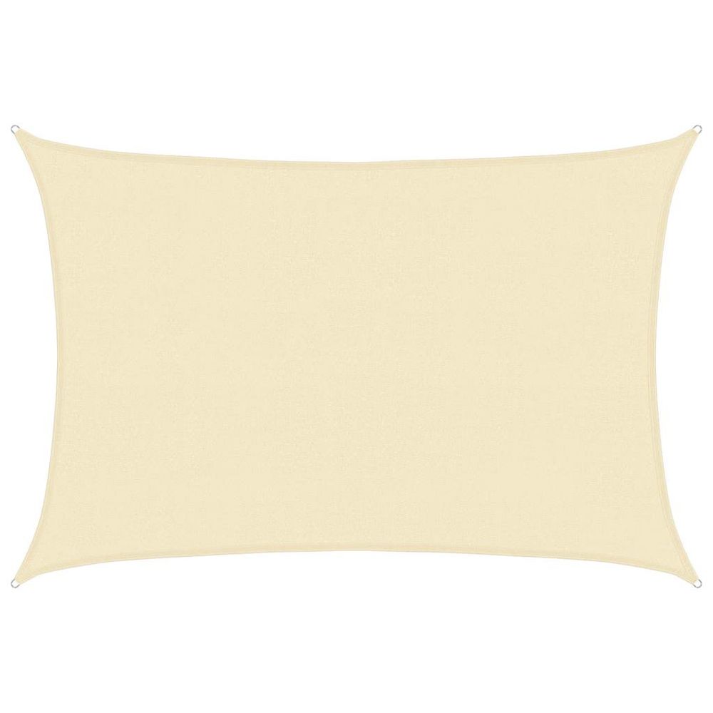 Voile d'ombrage 160 g/m² crème 4x5 m pehd