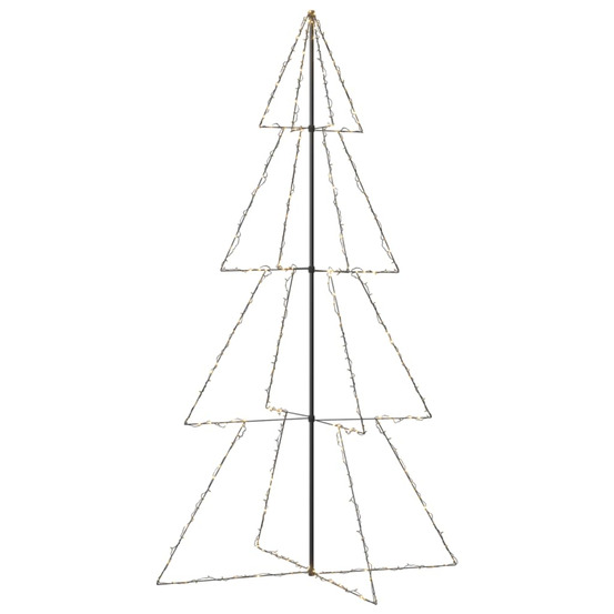 Arbre de noël cône 360 led d'intérieur/d'extérieur 143x250 cm