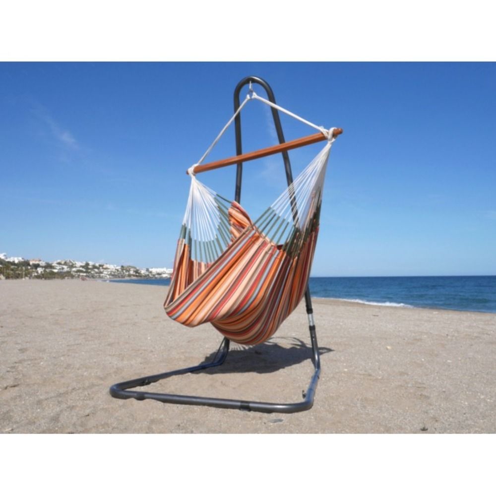 Chaise hamac aguilas xxl avec support métal soledad