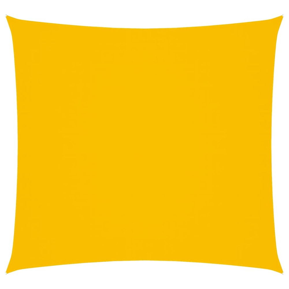 Voile de parasol tissu oxford carré 4,5x4,5 m jaune
