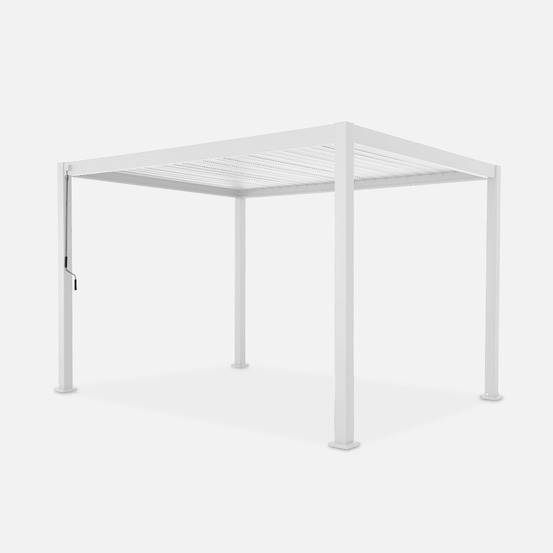 Pergola bioclimatique aluminium lames orientables 4x3m triomphe