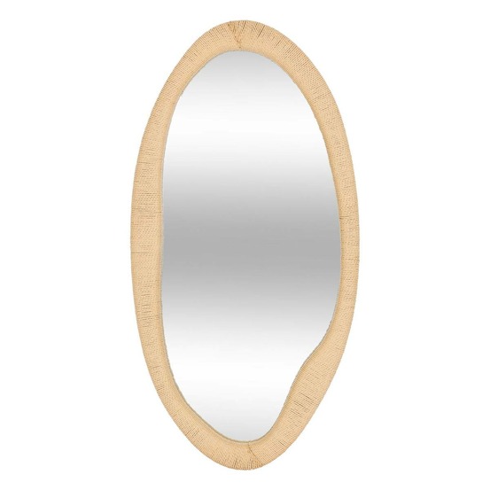 Miroir corde organique laia beige h114cm