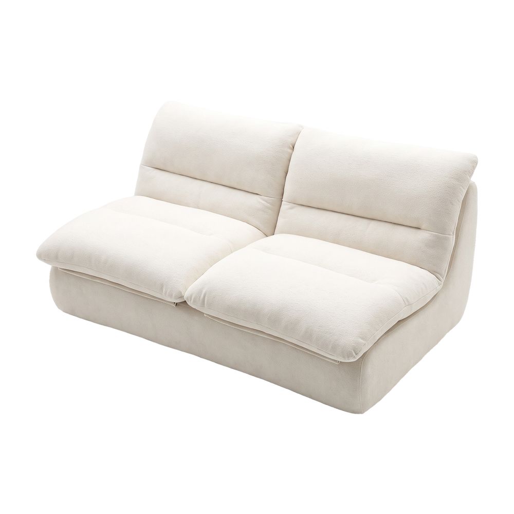 Canapé nuvia double 2 places - blanc