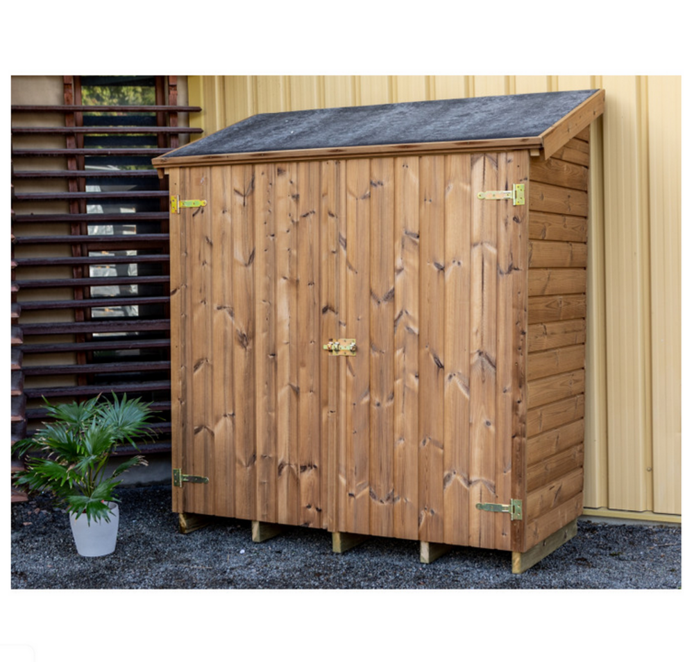 Abri mural multiusages 1. 34 m2 brun doré - the 1708. 01