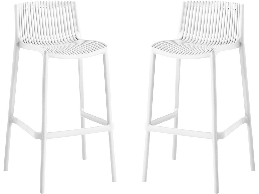 Lot de 2 chaises empilables 