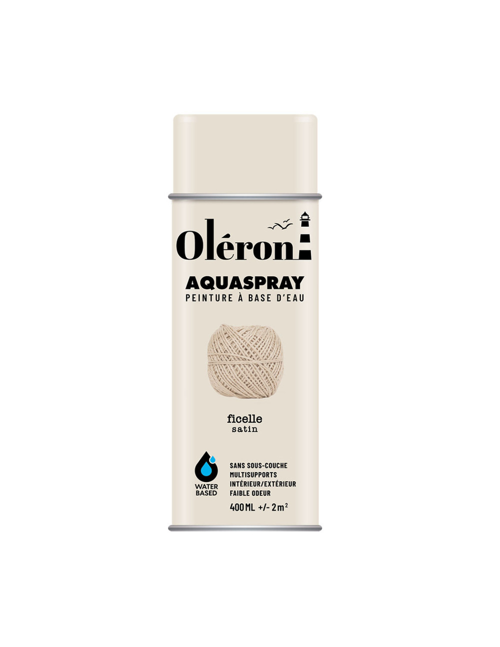 Aérosol technima aquaspray oléron ficelle satiné 400ml - technima