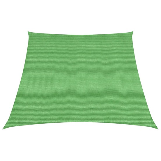 Voile toile d'ombrage parasol 160 g/m² pehd 3/4 x 3 m vert clair