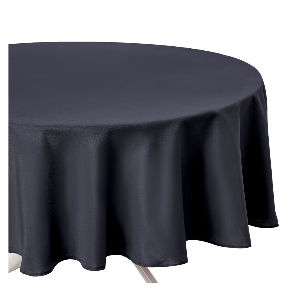 Nappe ronde anti tache collection couleurs