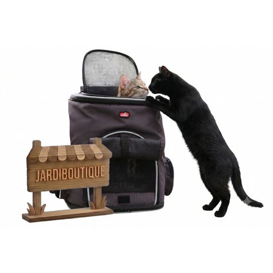 Sac à dos de transport nomad expert jusqu'à 10 kg gris foncé pour chien et