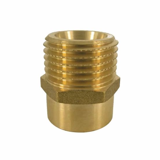 Raccord laiton réduit 3/4' x 1' - double mamelon fileté