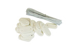 Kit de fixation brise-vue - 26 pastilles + 4m de fil blanc 1 kit