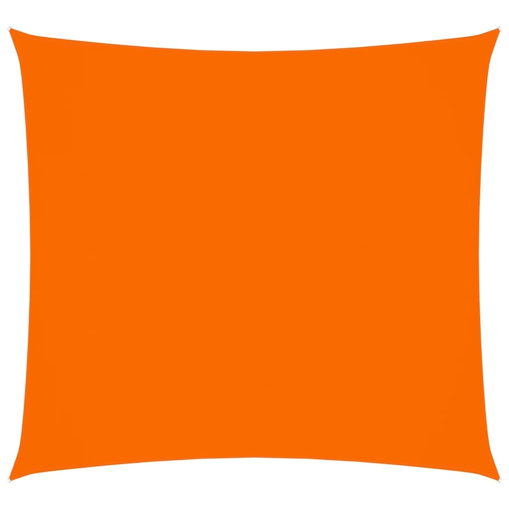 Voile toile d'ombrage parasol tissu oxford carré 3,6 x 3,6 m orange