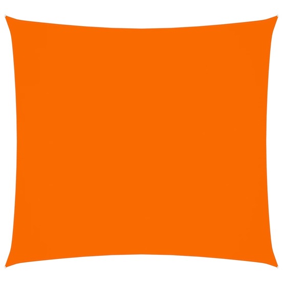 Voile toile d'ombrage parasol tissu oxford carré 3,6 x 3,6 m orange