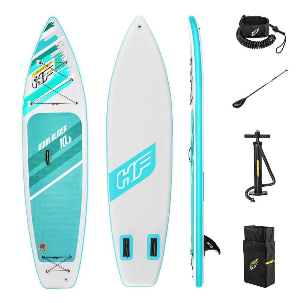 Kit paddle sup gonflable aqua glider avec traveltech 3,20 m - 65347