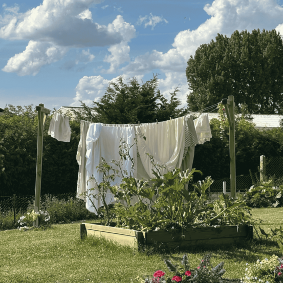 Etendoir à linge - 185 x 90 x 300 cm