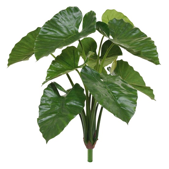 Alocasia calidora en bouquet artificiel de 70 cm