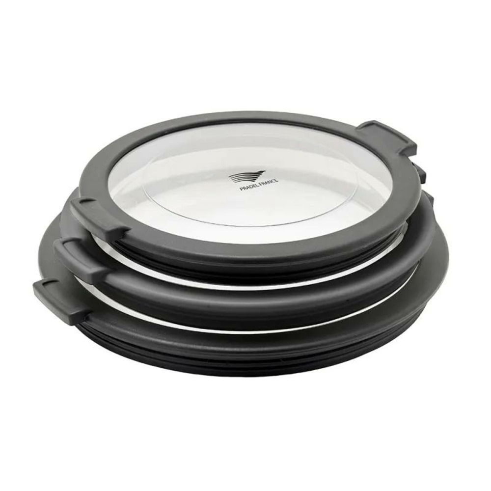 Couvercles hermétiques pradel france lot de 3