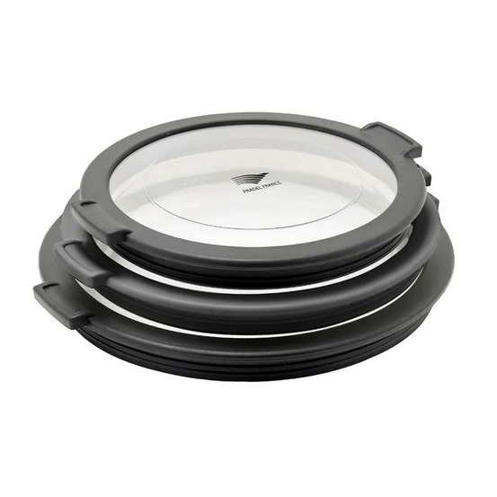 Couvercles hermétiques pradel france lot de 3
