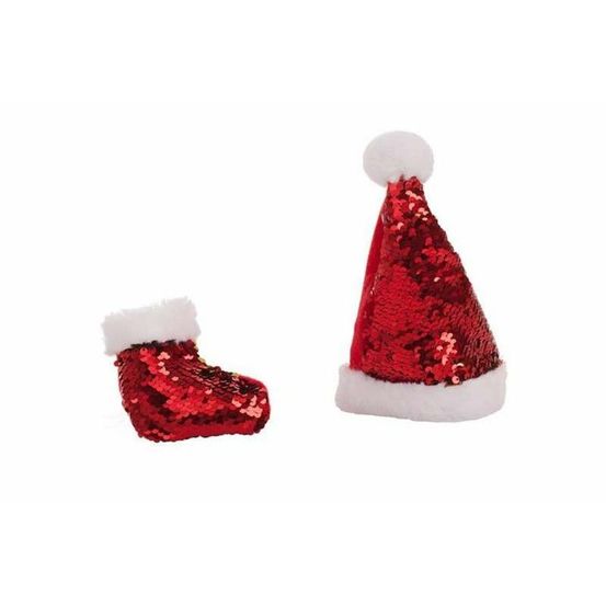 Décorations de noël x´mas chaussette de noël (10 cm)
