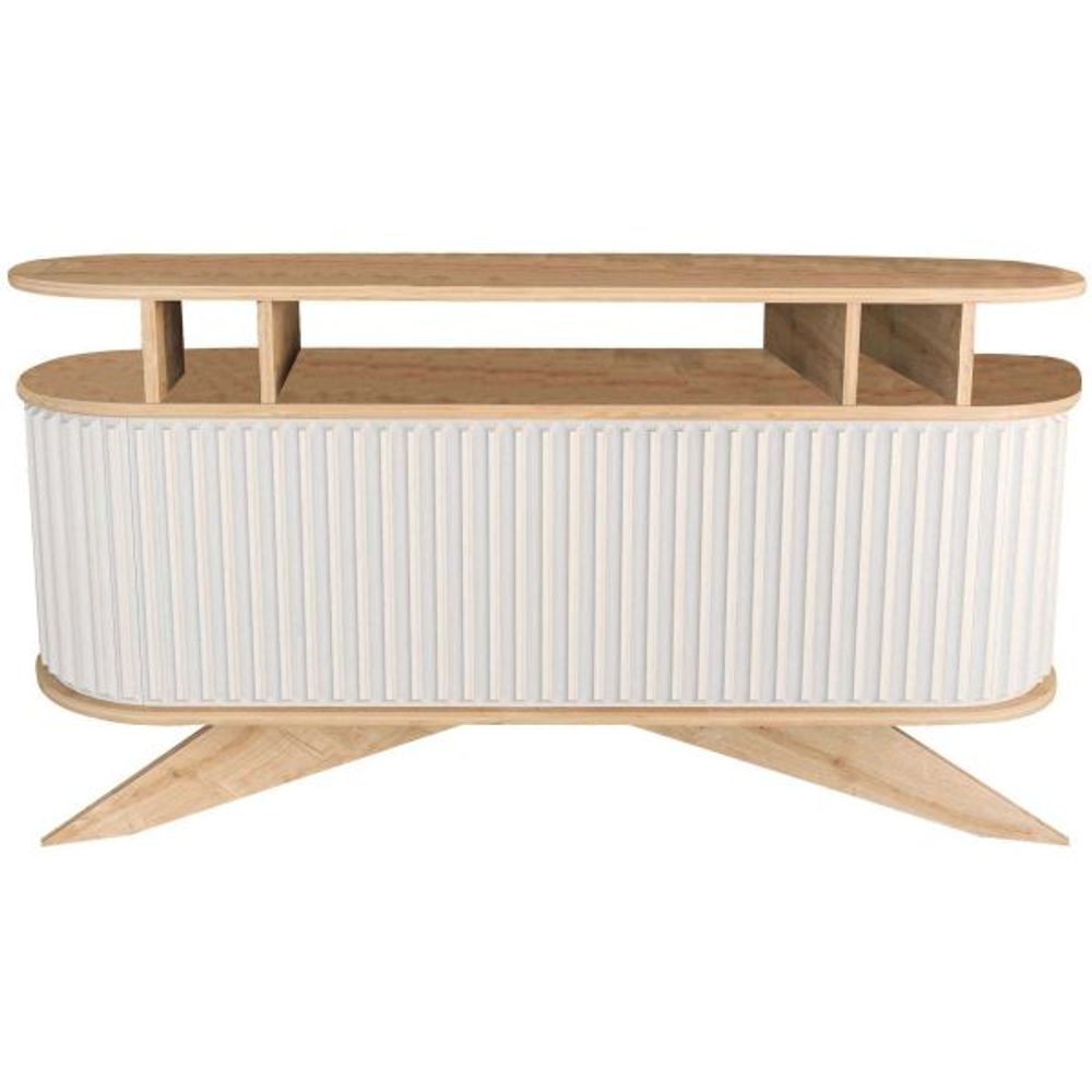 Buffet en aggloméré porte coulissante stor