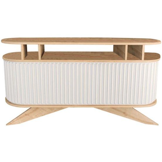 Buffet en aggloméré porte coulissante stor