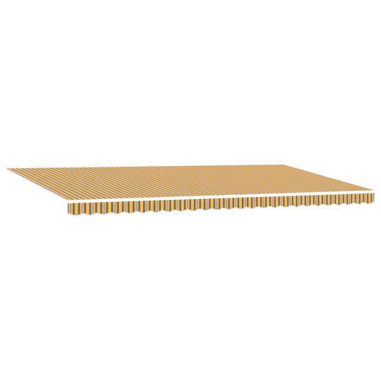 Auvent rétractable multicolore 600 × 300 cm