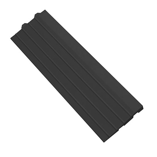 Tapis d'atelier modulaire - tapis anti-fatigue - pièce latérale noire femelle